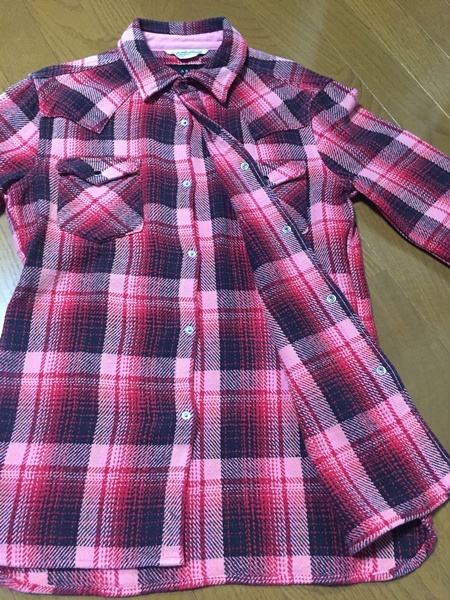 美品☆【AKM×FIVE BROTHER】コットンチェックシャツ M FIVE BROTHER (ファイブブラザー) フランネル ヘビー ライトフランネル