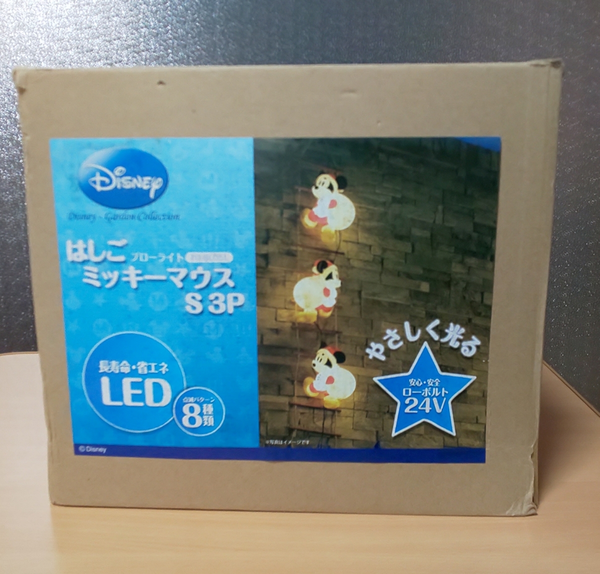 ディズニー☆はしご☆ミッキーマウス☆S3P☆ブローライト☆LED☆屋外用