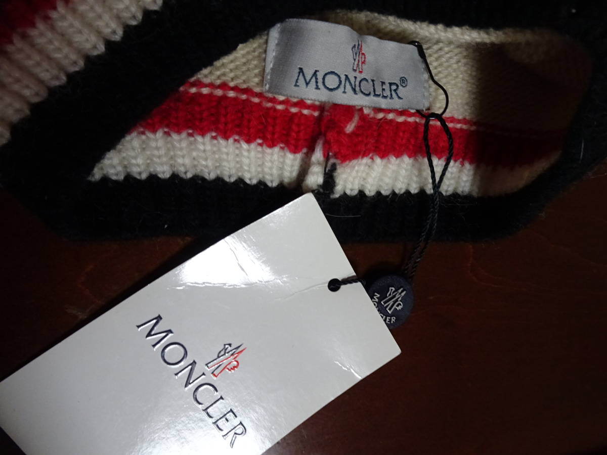 ニット帽 モンクレール MONCLER BERRETTO 帽子 極美品△MONCLER