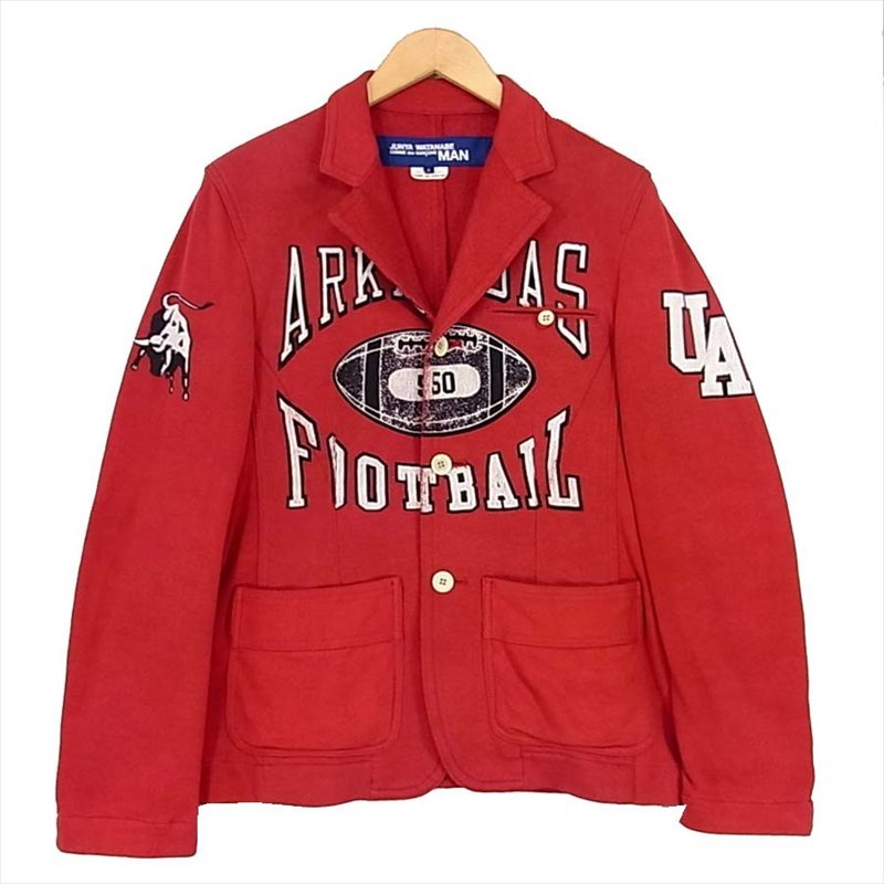 ジュンヤ コムデギャルソン JUNYA COMME DES GARCONS 06AD 解体再構築風 カレッジ スウェット ジャケット S 【即決】 9j01413yh0016la05 デ des COMME 2021年春夏コレクション ギャルソン21年秋冬コレクション GARCONS(ジュンヤワタナベコムデギャルソン