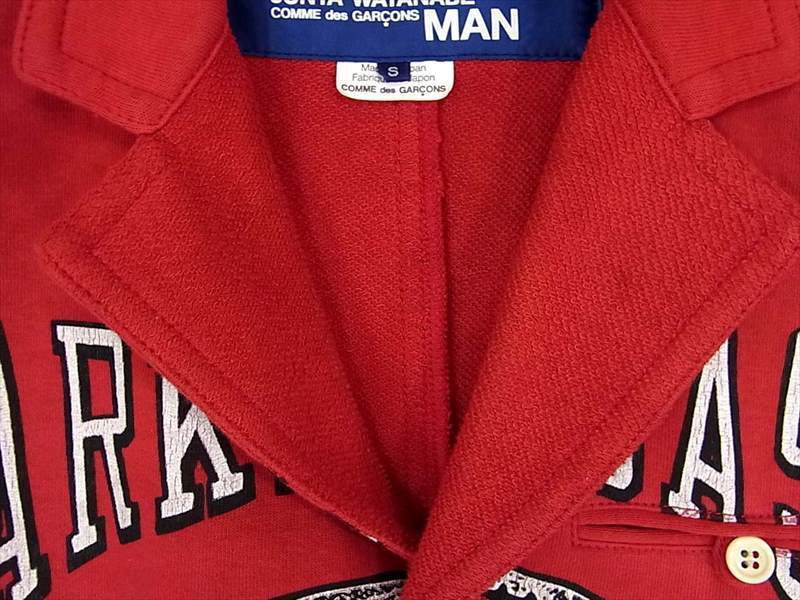 ジュンヤ コムデギャルソン JUNYA COMME DES GARCONS 06AD 解体再構築風 カレッジ スウェット ジャケット S 【即決】 9j01413yh0016la05 デ des COMME 2021年春夏コレクション ギャルソン21年秋冬コレクション GARCONS(ジュンヤワタナベコムデギャルソン