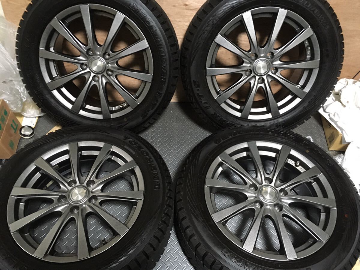 GRASS 5穴 17×7J PCD114.3 売り切り PCD114.3＋タイヤセット YOKOHAMA