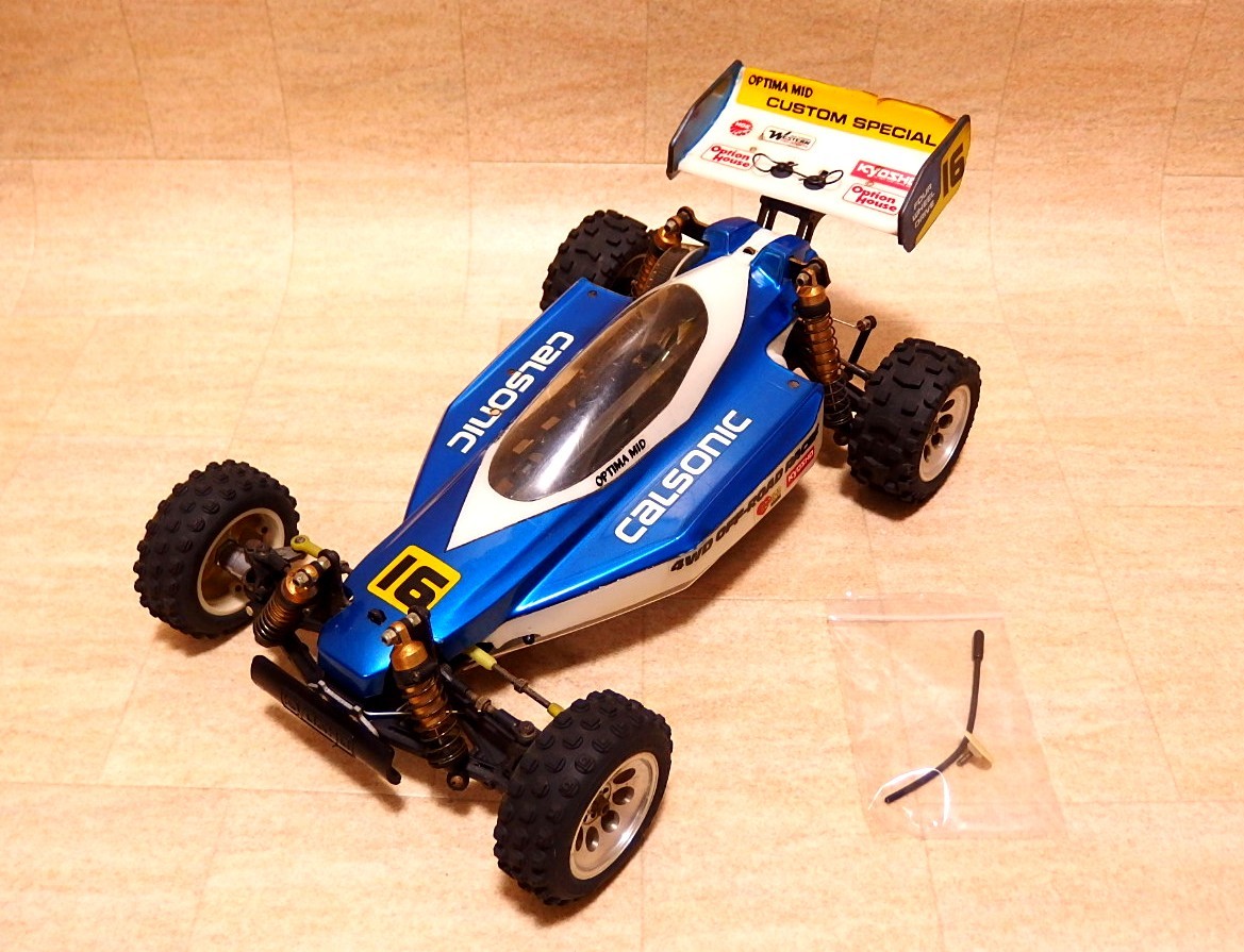 1/10 京商 旧車 当時物 オプティマ ミッド カスタム スペシャル 4WD