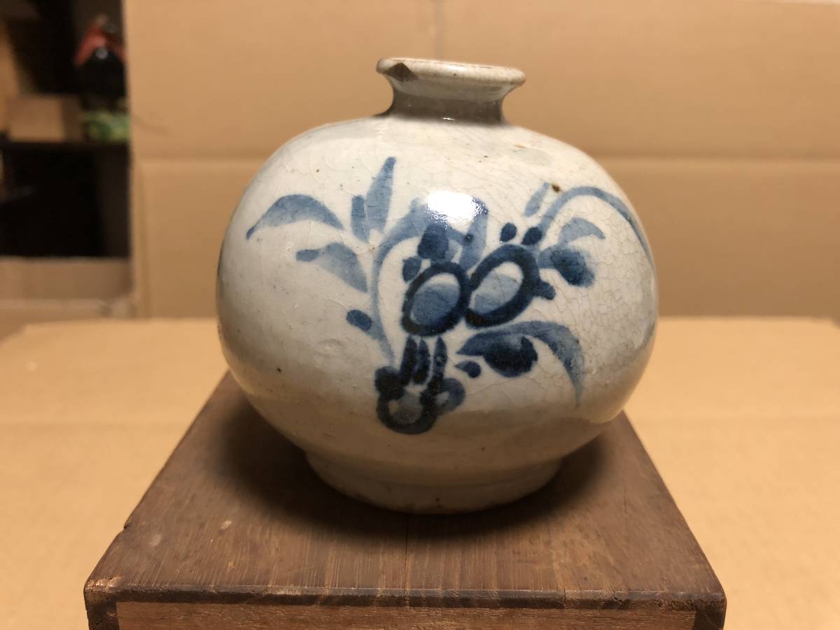 李朝 花瓶 一輪挿し 9cm 朝鮮美術 李朝 高麗白磁 染付 花文 一輪挿し 李朝 花瓶 一輪挿し 9cm 朝鮮美術 李朝 高麗白磁 染付 花文 一輪挿し