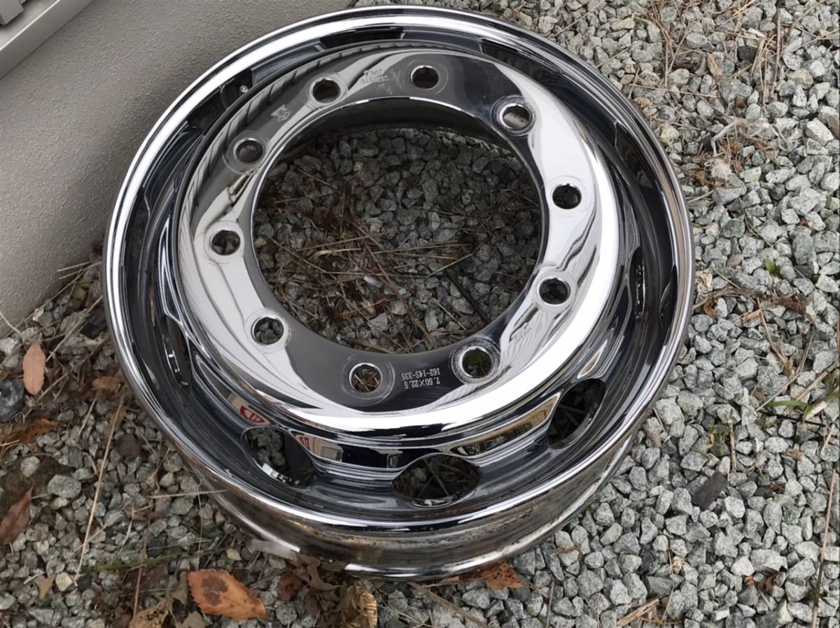 大型 メッキホイール 22.5 中古 10穴 ISO