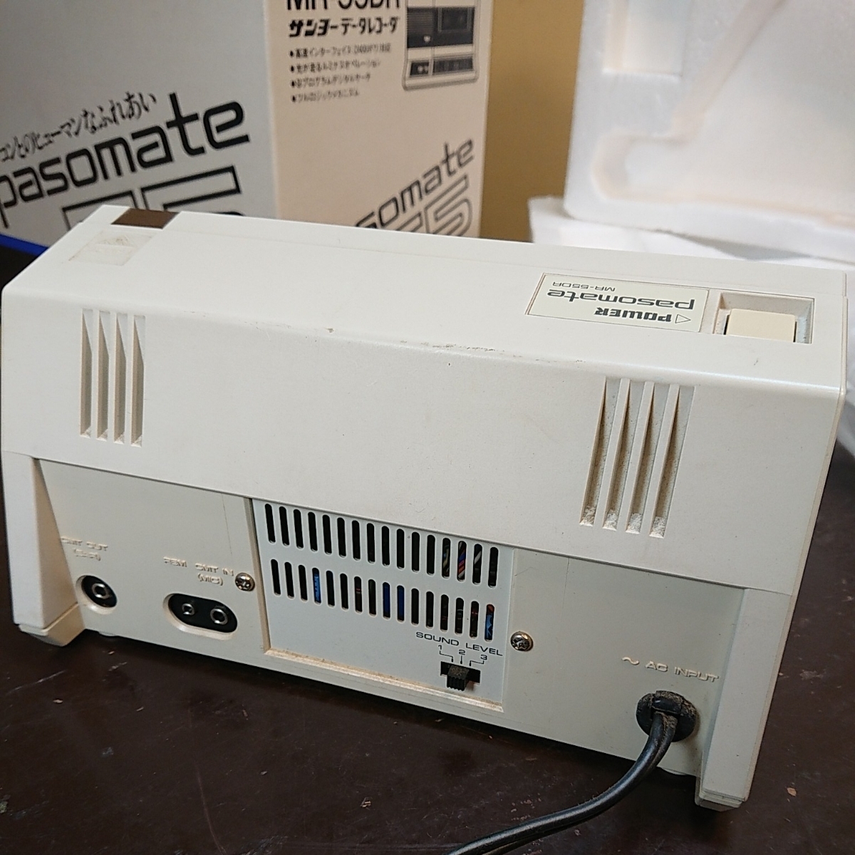 希少 昭和レトロ SANYO MR-55DR サンヨー データレコーダ フルロジック