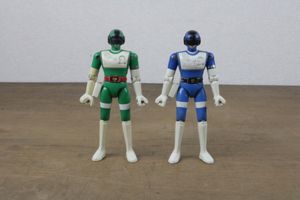 BANDAI 超電子 バイオマン バイオマッハ1 グリーンツー フィギュア 超