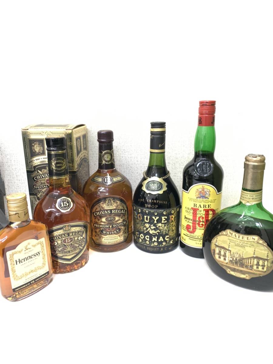 1円～ お酒 おまとめ chivas regal Hennessey ROUTE COGNAC