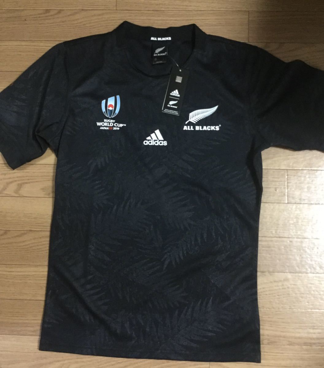 ラグビーワールドカップ オールブラックス ユニフォーム ジャージ L