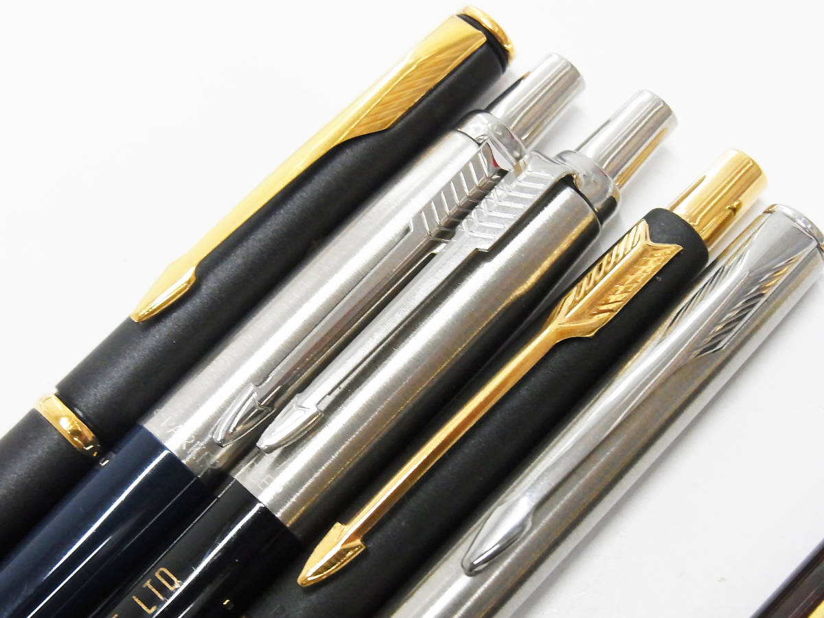 【非売品】レア　PARKER ボールペン　MeijiSeika 発足記念 ◇1円～ ビンテージ お買得 PARKER/パーカー ボールペン まとめて 10