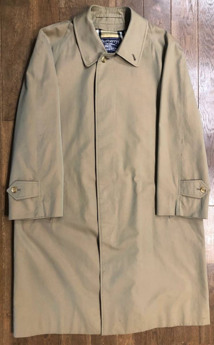 極美品♡Burberry カシミヤ100% バルマカーンコート　ステンカラー Burberry's バーバリー 英国製 コットン100% バルマカーンコート
