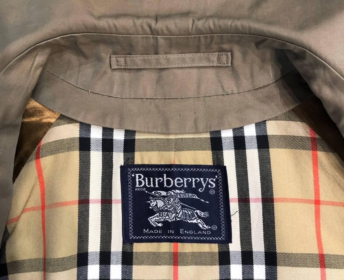 Burberry's バーバリー 英国製 コットン100% バルマカーンコート