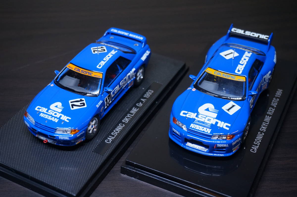絶版】EBBRO CALSONIC SKYLINE 2台セット 未開封 EBBRO カルソニック