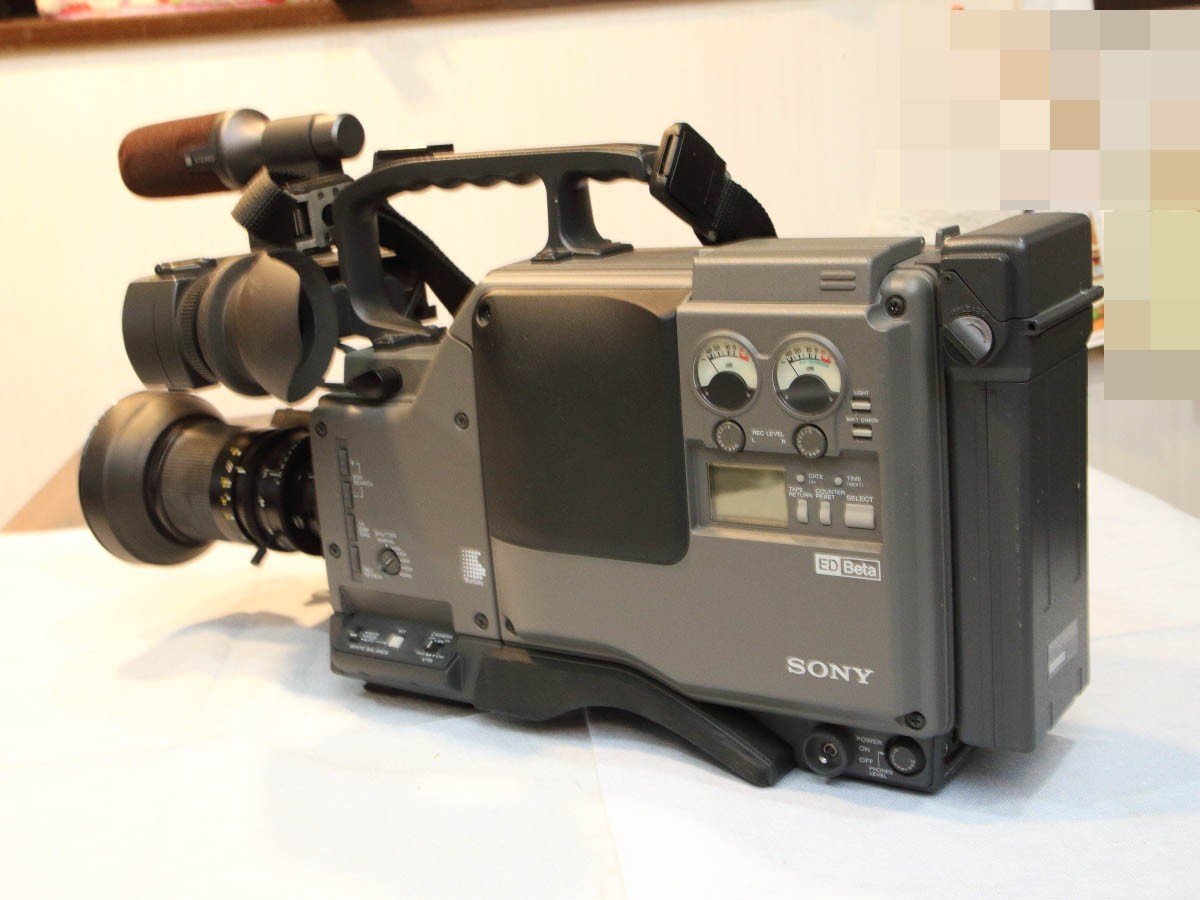 ソニー 業務用ビデオカメラ EDV-50 EDベータ 2CCD EDCAM ケース付き