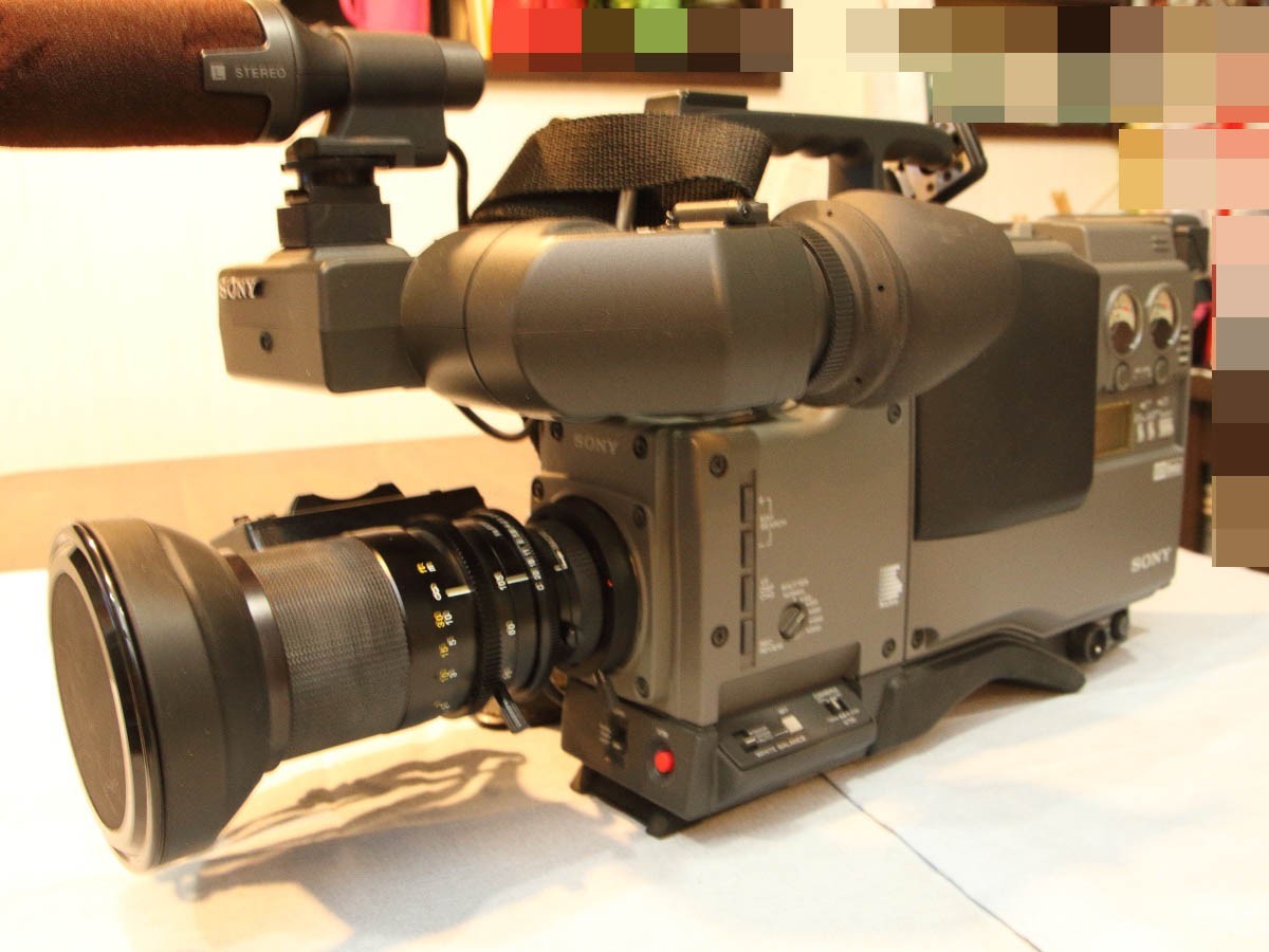 ソニー 業務用ビデオカメラ EDV-50 EDベータ 2CCD EDCAM ケース付き