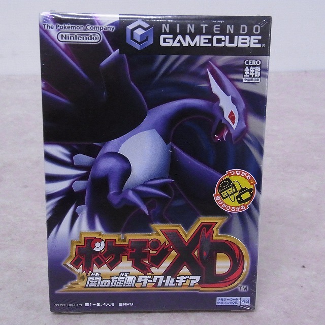 未開封 GC ゲームキューブ ポケモンXD 闇の旋風 ダーク・ルギア 任天堂 ニンテンドー NINTENDO【PP