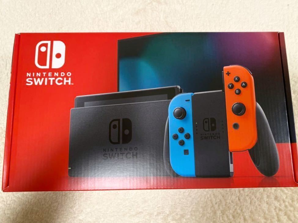 【新モデル・新品未使用・保証書付き】ニンテンドー スイッチ　本体【Joy-Con (L) ネオンブルー/ (R) ネオンレッド】Nintendo switch