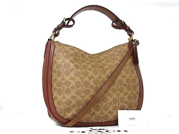 コーチ シグネチャー COACH 1円スタート PVCレザー 極美品 (極
