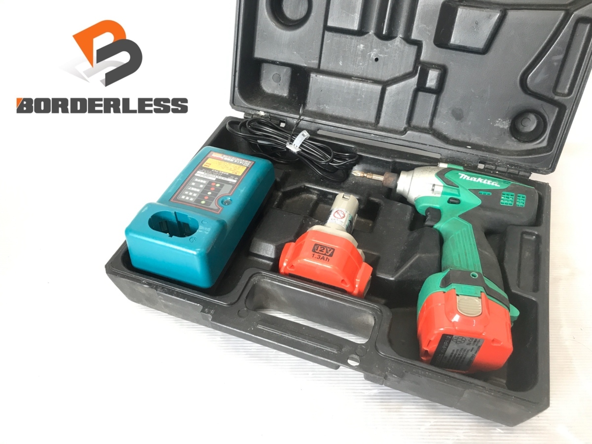  彡 makita マキタ 充電式 インパクトドライバー モデル M694D バッテリー2個 12V 1.3Ah 充電器付き(本体)｜売買されたオークション情報、yahooの商品情報をアーカイブ公開 - オークファン インパクトドライバ