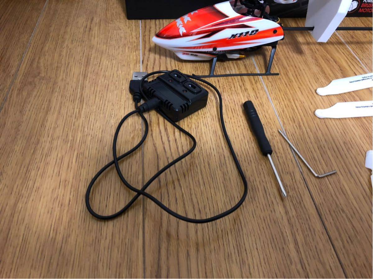 XK K110 RTF 日本語説明付き ラジコンヘリ バッテリー1本500円 国内発送_3