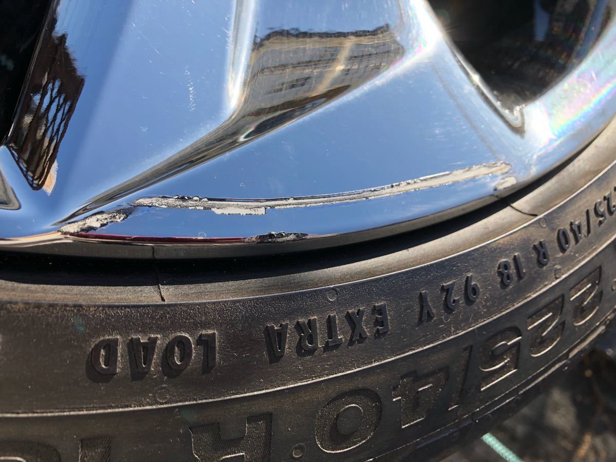 トヨタ 220系 クラウンRS 純正ホイール タイヤ付 4本セット 225/40R18 