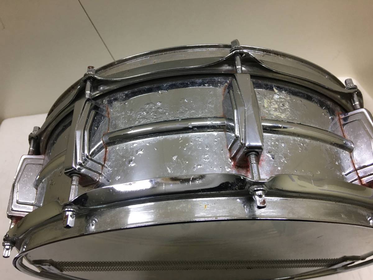 Ludwig USA/ラディック・ムッサー スネアドラム　シリアル632066　青丸ステッカー