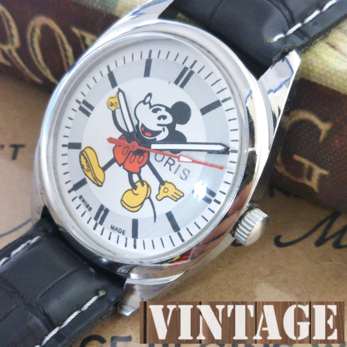 1点限り ☆ 美品 オリス ORIS メンズ 腕時計 手巻き アナログ シルバー 