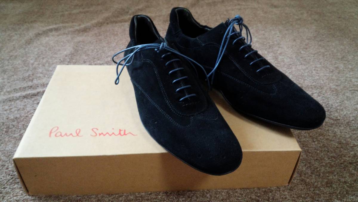 Paul Smith 即決☆イタリア製 Smith☆25.5cm レザーレースアップ 