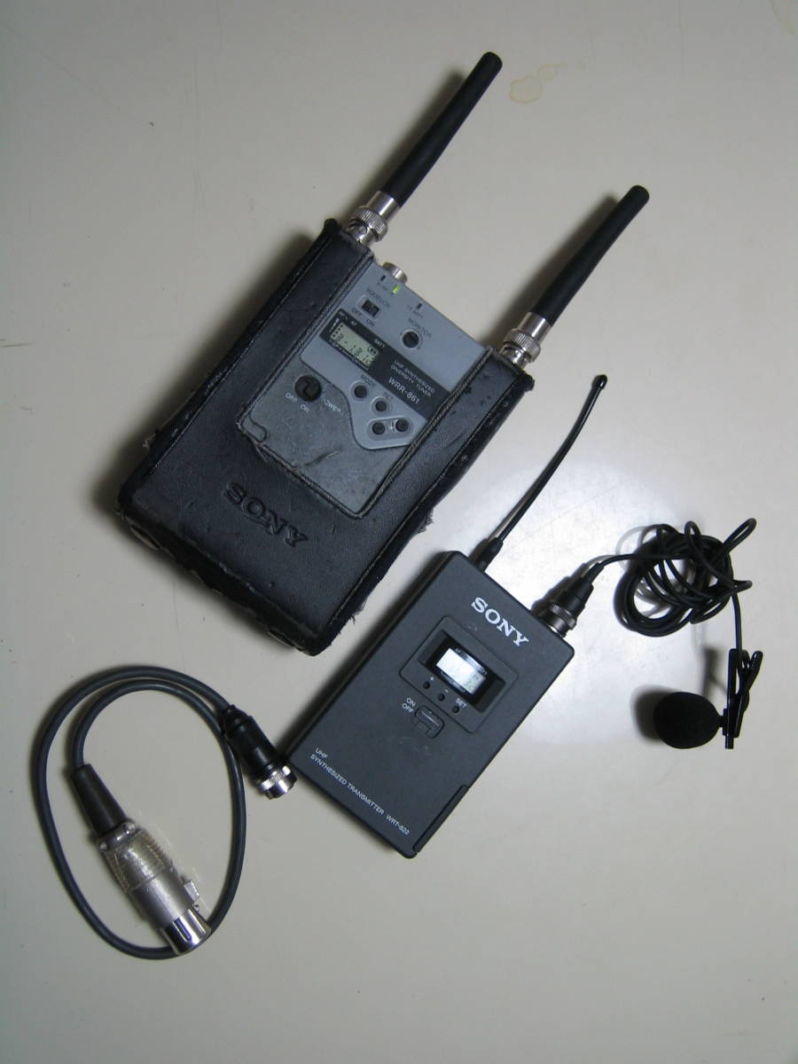 SONY業務用ワイヤレスセット WRR-861 + WRT-822 【公式通販】