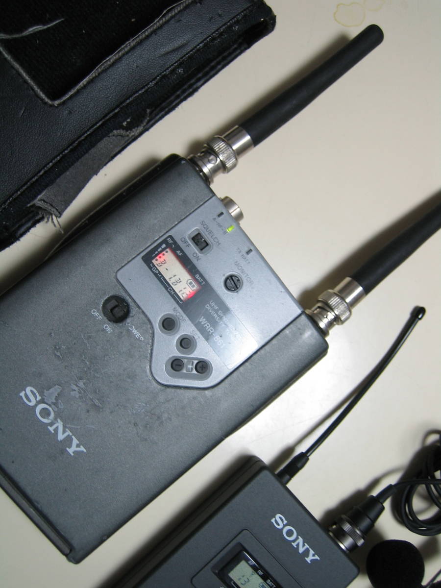 SONY業務用ワイヤレスセット WRR-861 + WRT-822 【公式通販】