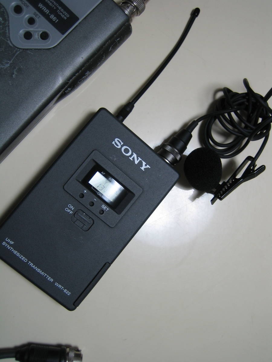SONY業務用ワイヤレスセット WRR-861 + WRT-822 【公式通販】