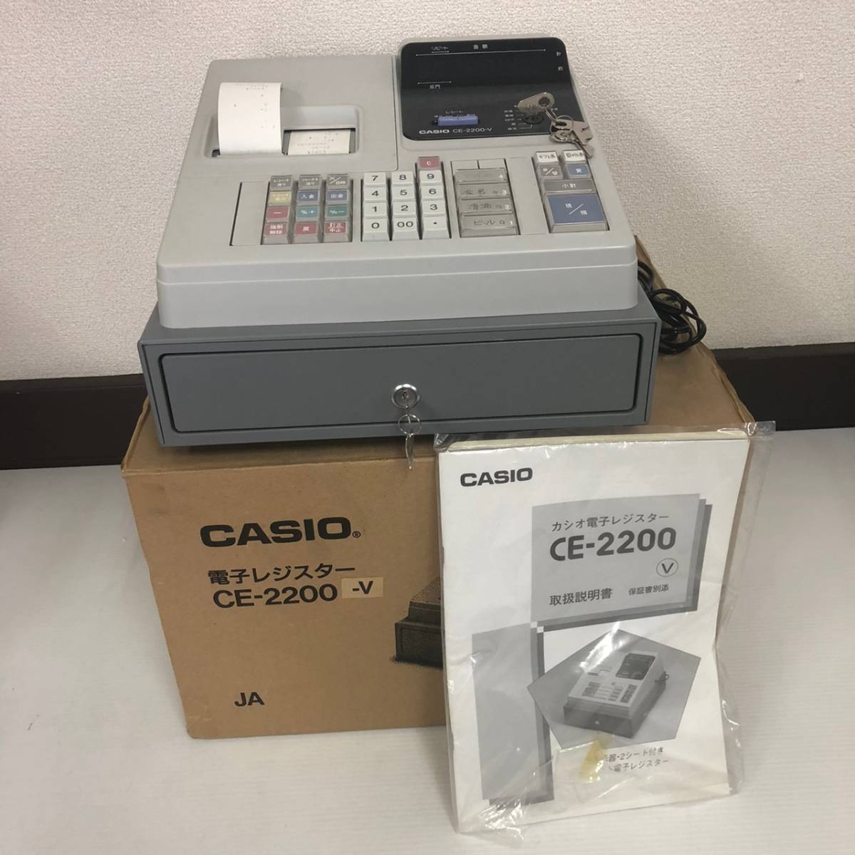 CASIO カシオ レジスター CE-2200 V CASIO カシオ 電子レジスター CE
