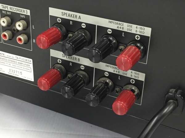 ジャンク SONY TA-F333ESX プリメインアンプ 音響機材 オーディオ