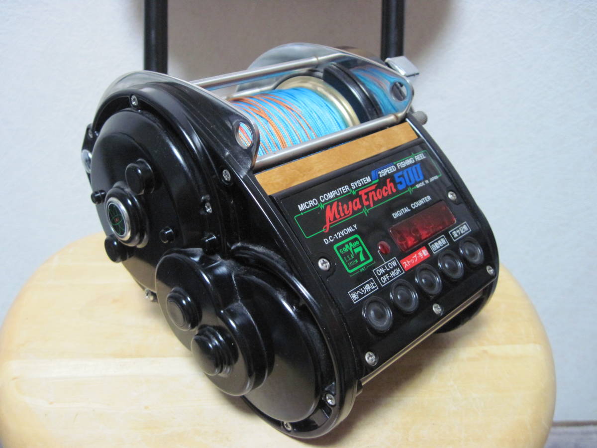 中古 ミヤマエ 電動リール COMMAND CX-1 12V ハイパワー ミヤマエ ミヤエポック 0 コマンド7 DC-12V 電動リール 動作 COMMAND