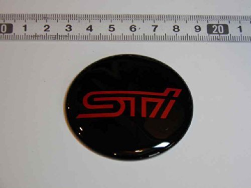 【送料無料】スバル SUBARU-STI のホイールセンターキャップ ステッカー [並行輸入品]_2