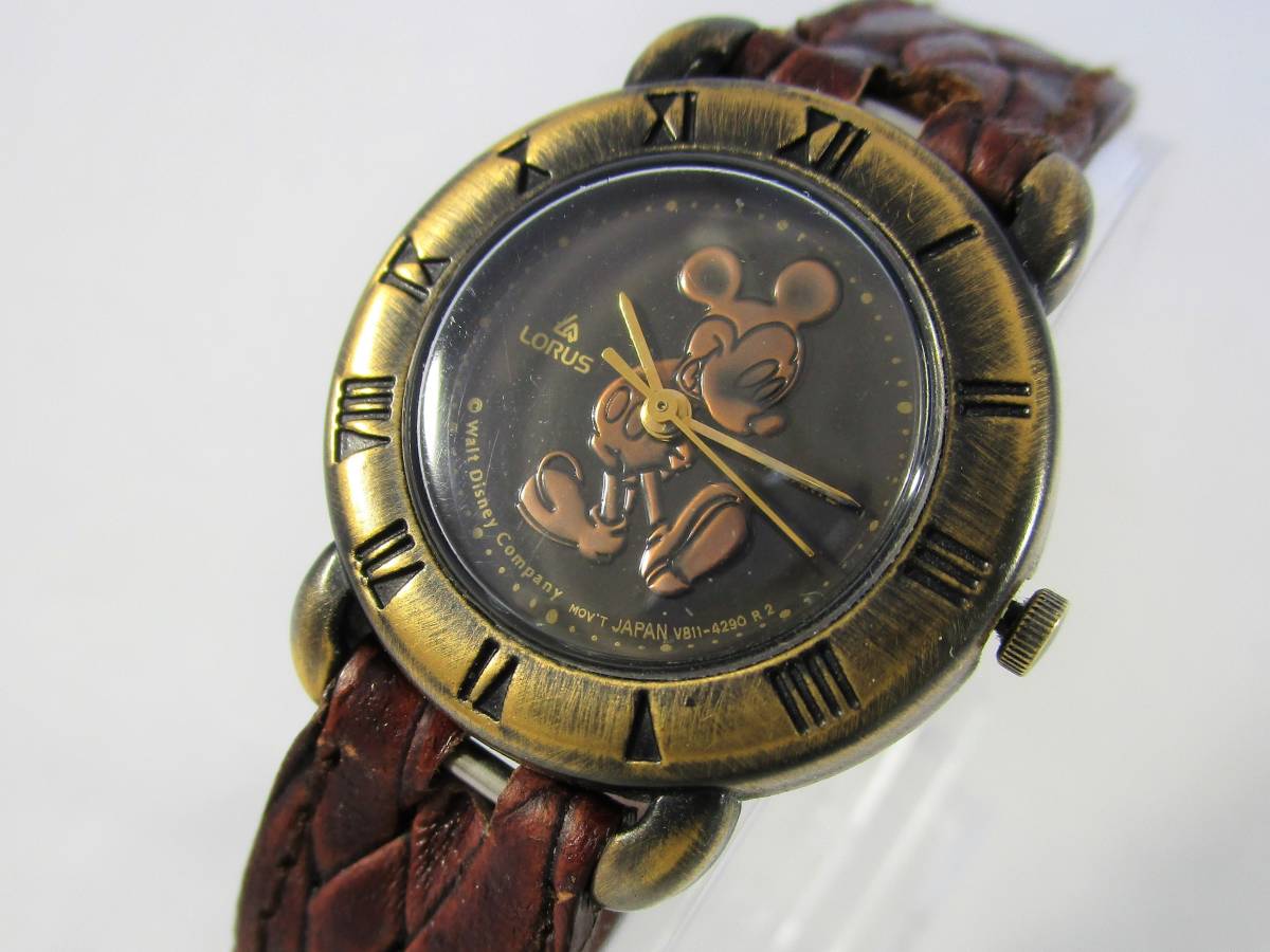 ミッキーマウス 腕時計 メンズ SEIKO Disney ディズニー LORUS 