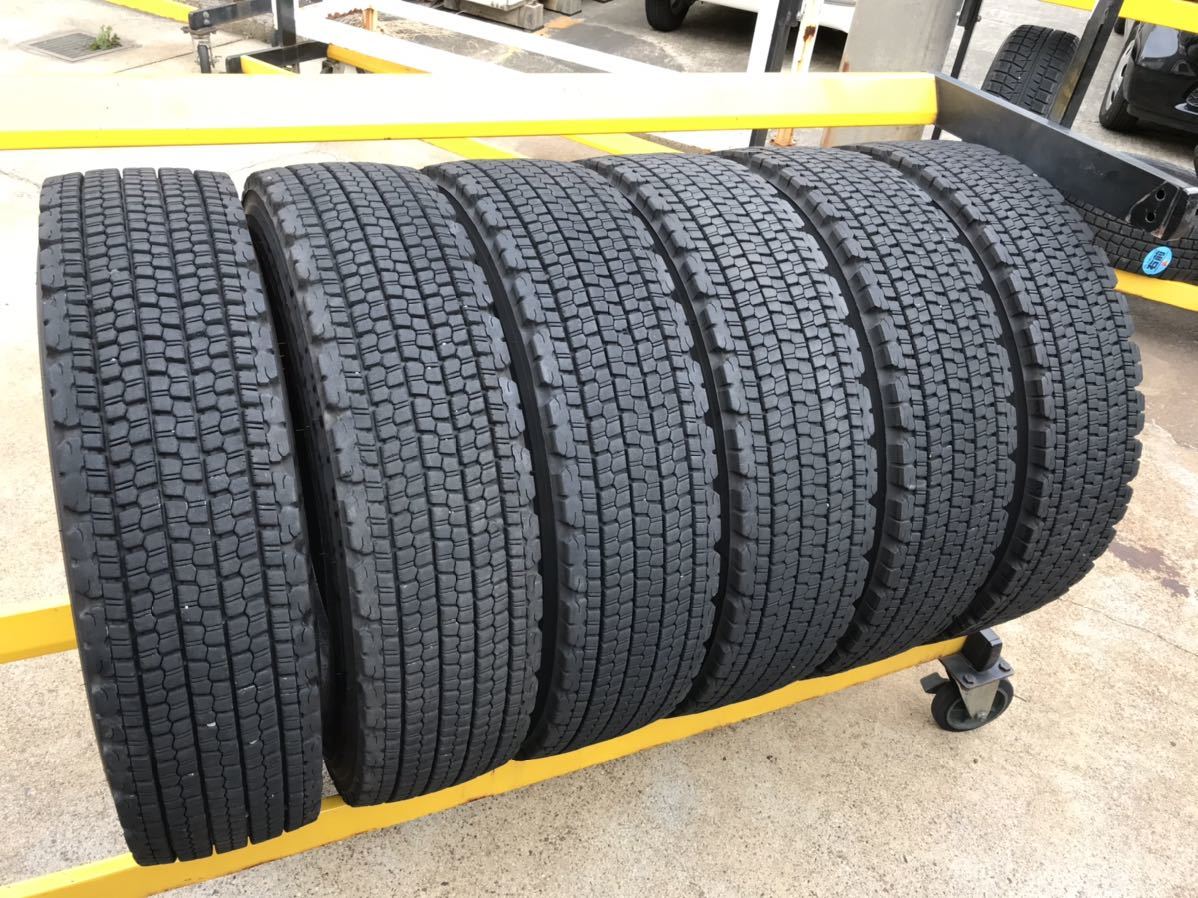 7zx-73)冬225/80R17.5 123/122L ブリジストン W900 2018年 6本 225