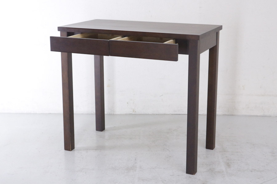 無印良品/MUJI タモ材 デスク 80cm 引出 机 タモ材デスク | 無印良品