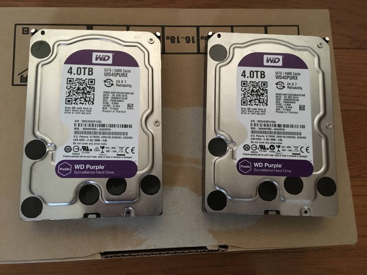 WD Purple 4TB Western Digital Hard Surveillance Drive | WD40PURX 
