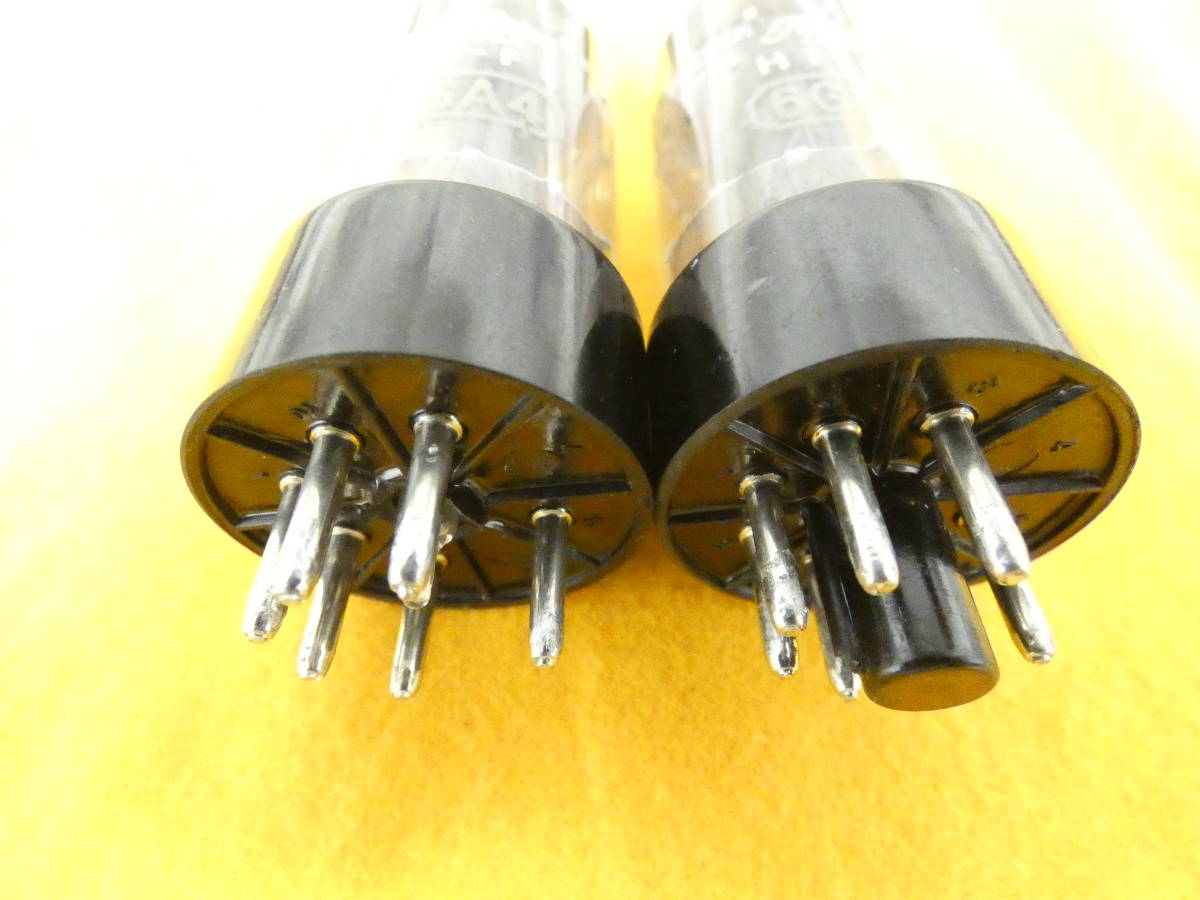 TOSHIBA 東芝 真空管 6GA4 Hi-Fi ELECTRON ペア TUBE セット 音響機器
