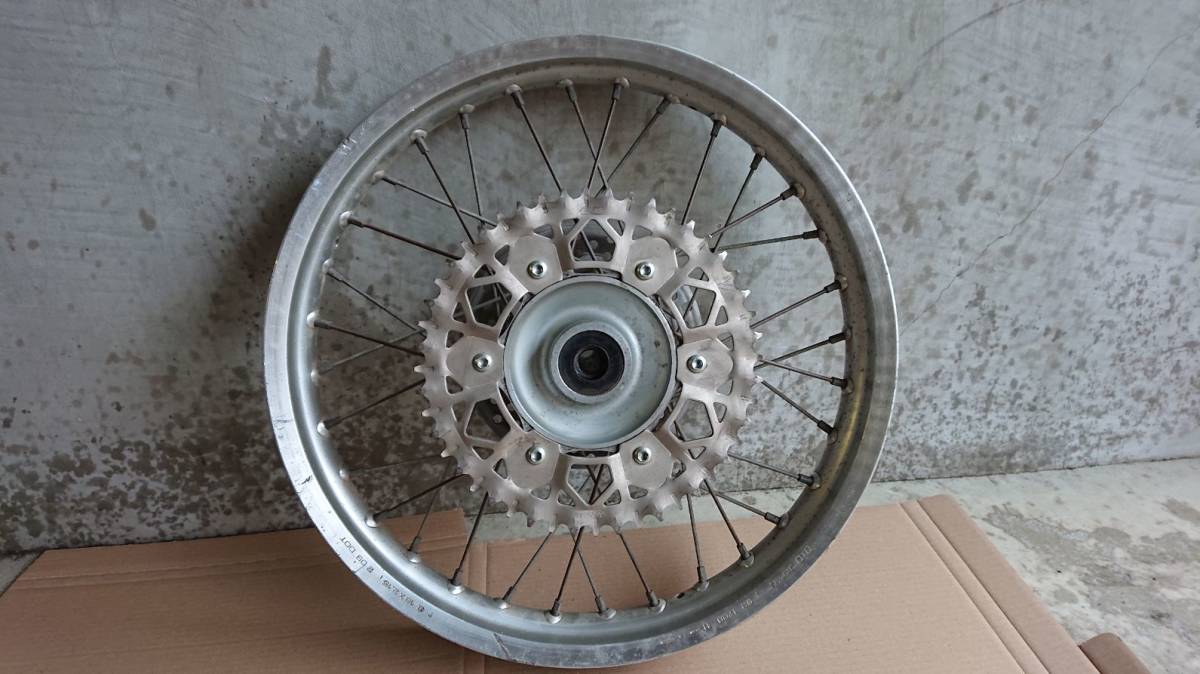 ホンダ 17インチ ホイール４本セット引き取り限定 XR250，XR230☆リヤホイール☆MD30，MD36