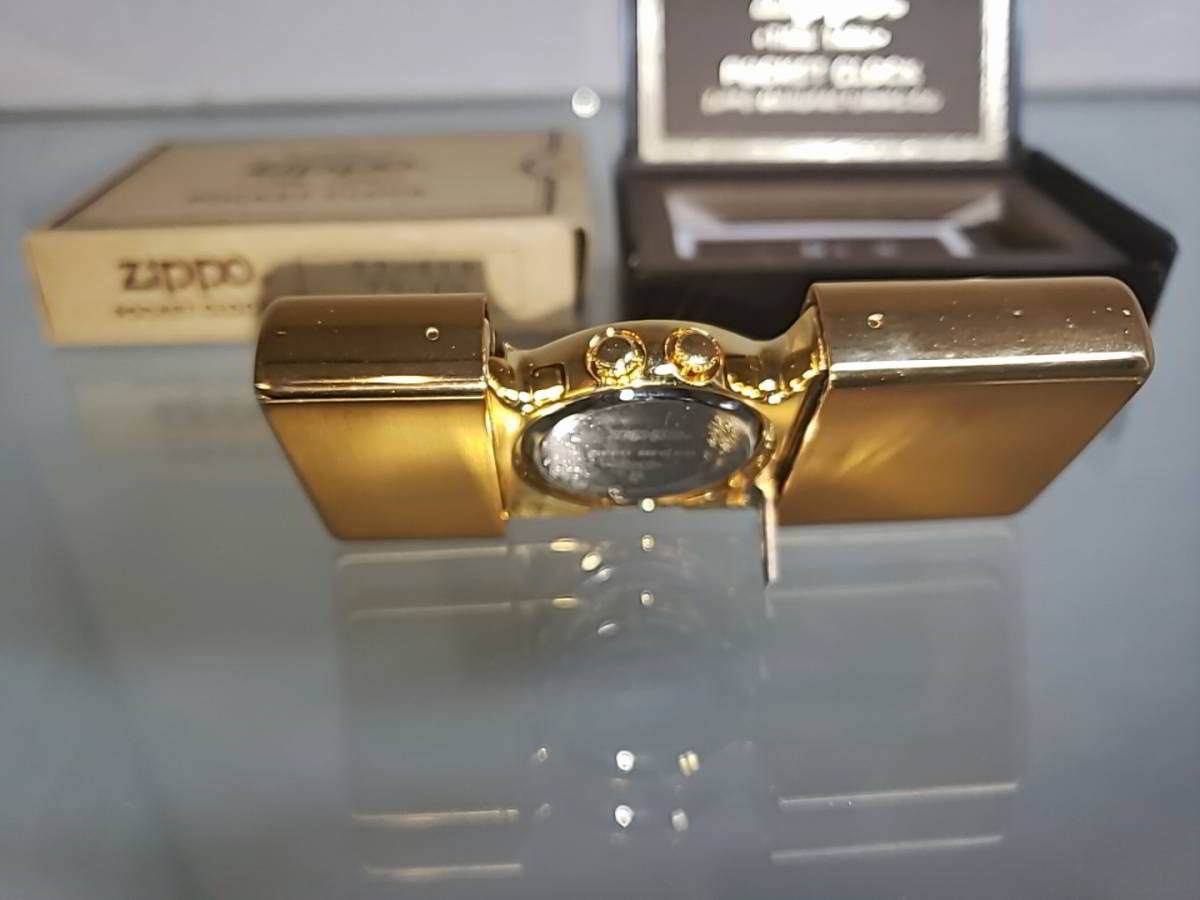 Zippo ジッポー TIME TANK ゴールド POCKET CLOCK タイムタンク 希少