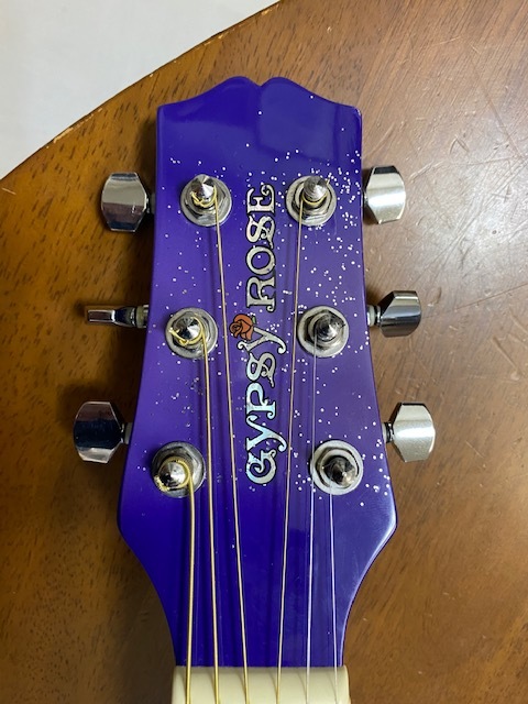 ジプシーローズ アコギ パープル GPSY ROSE ジプシーローズ ラメで