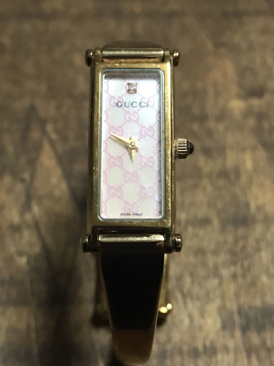 1円☆稼働品【GUCCI/グッチ】クロノグラフ 50.000/50.500 デイト