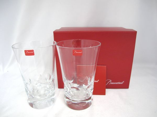 【100%新品，最新作】 1000円 ペアグラス Baccarat バカラ ベルーガ クリスタルガラス バカラマークあり 食器 箱付き L1001(バカラ)｜売買されたオークション情報、yahooの商品情報をアーカイブ公開 - オークファン バカラ