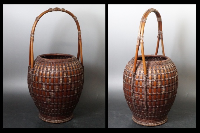 竹籠 竹旬斎 花入れ 竹細工 華道 茶室 花籠 編み籠 漆芸 売買されたオークション情報 Yahooの商品情報をアーカイブ公開 オークファン Aucfan Com