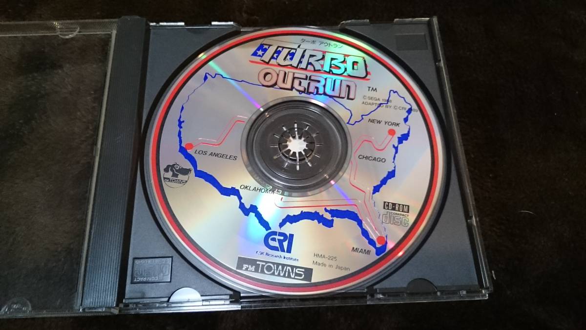 FM ターボアウトラン TURBO - TOWNS「TURBO OUTRUN」中古品 | FM-TOWNS 
