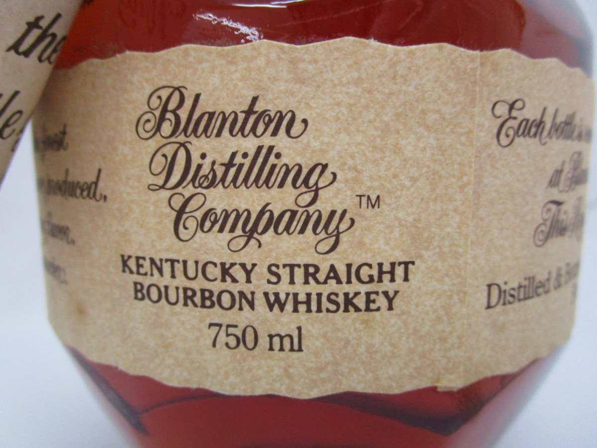 ブラントン 750ml 46.5％ Blanton バーボンウイスキー 未開栓 巾着付き