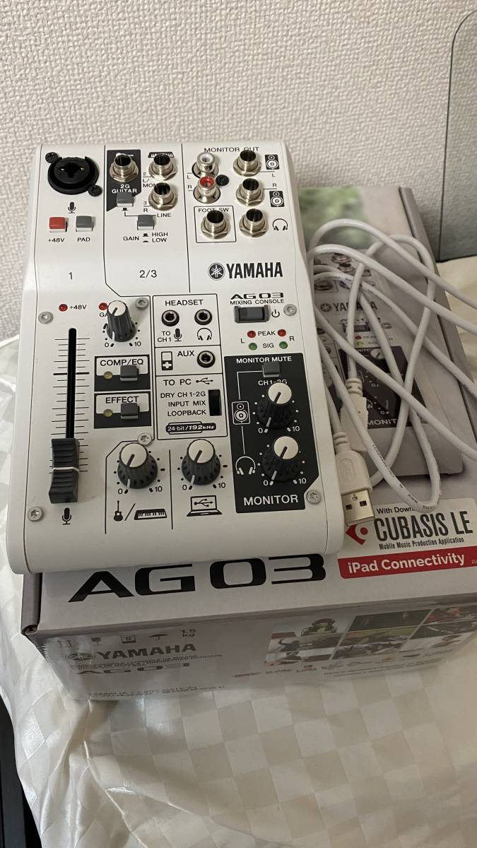 【中古使用少】YAMAHA AG03 ミキシングコンソール_1