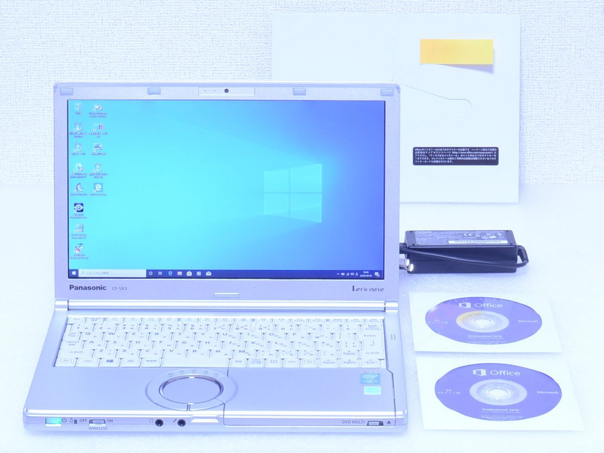 ほぼ美品 新品キーボード★Panasonic Let's note CF-SX3★Core i5 4300U 8GB SSD512GB★Sマルチ MS Office 2016 付 Bluetooth★Win10/7/8.1_2